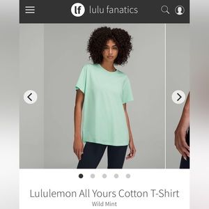 All Yours Tee - Wild Mint